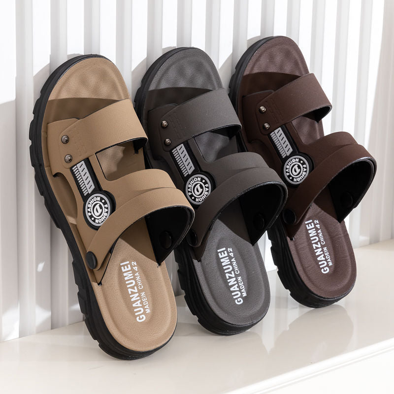 A generation of men's sandals non-slip summer casual middle-aged dad beach sandals wear Vietnamese sandals men