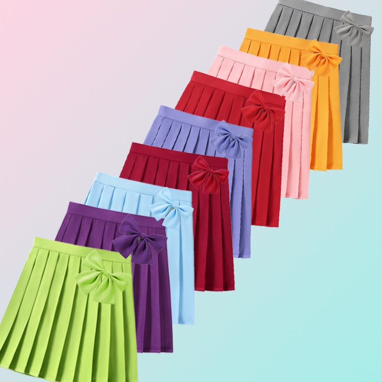 High Waist Pleated Skirt Pleated Skirt Class Uniform Performance Chorus Men and Women Short Skirt