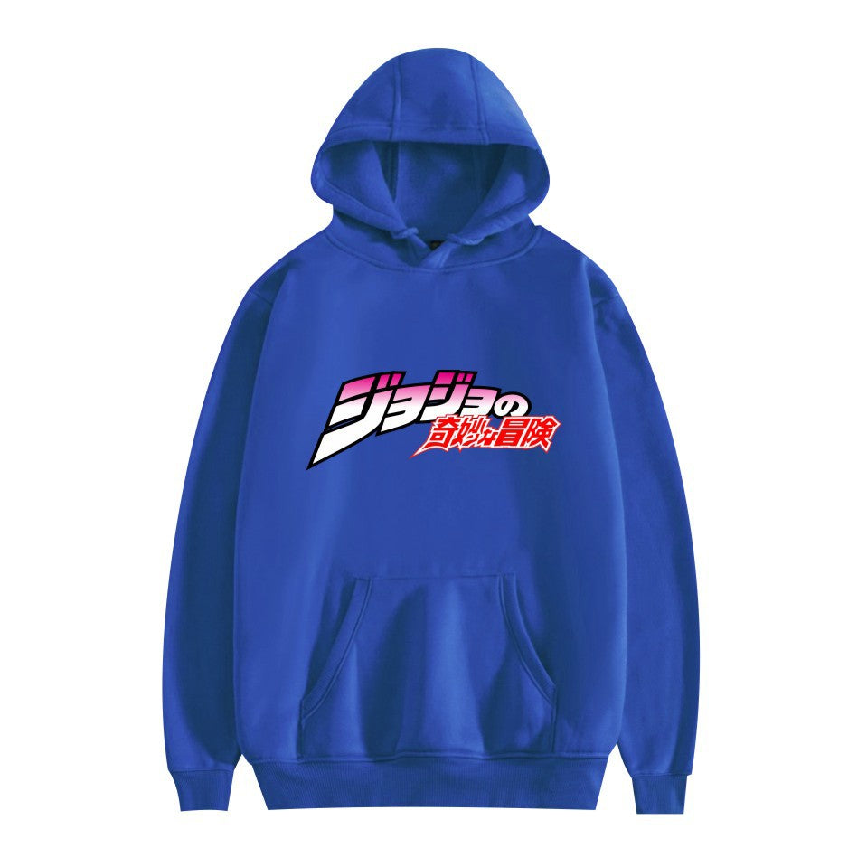 New Hot Hoodie JOJO's Wonderful Adventure Popular Printed Casual Men's and Women's Cross-border Trendy Sweater