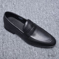Spring and Summer New Fashion All-match Beans Shoes Slip-on Loafers Casual Fashion Men's Leather Shoes Breathable Dad Shoes