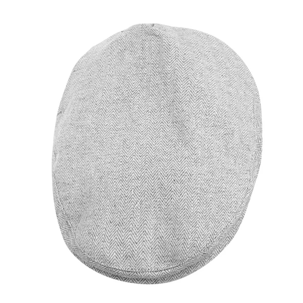 Baby Boys Flat Hat Kids Child Elastic Herringbone Berets Hats Children Newsboy Cap Toddler Vintage Drivers Caps