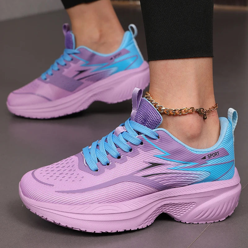 Women’s Fashion Versatile Comfortable Lightweight Running Shoes with Cushioning Technology and Carbon Plate, Unisex Competitive