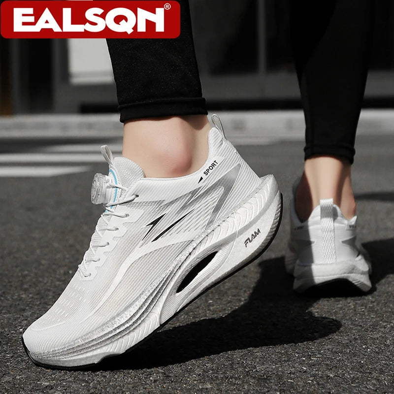 Men Sports Running Shoes Casual Marathon Breathable Lightweight Women's Comfortable Athletic Nonskid Walking Sneakers Outdoors