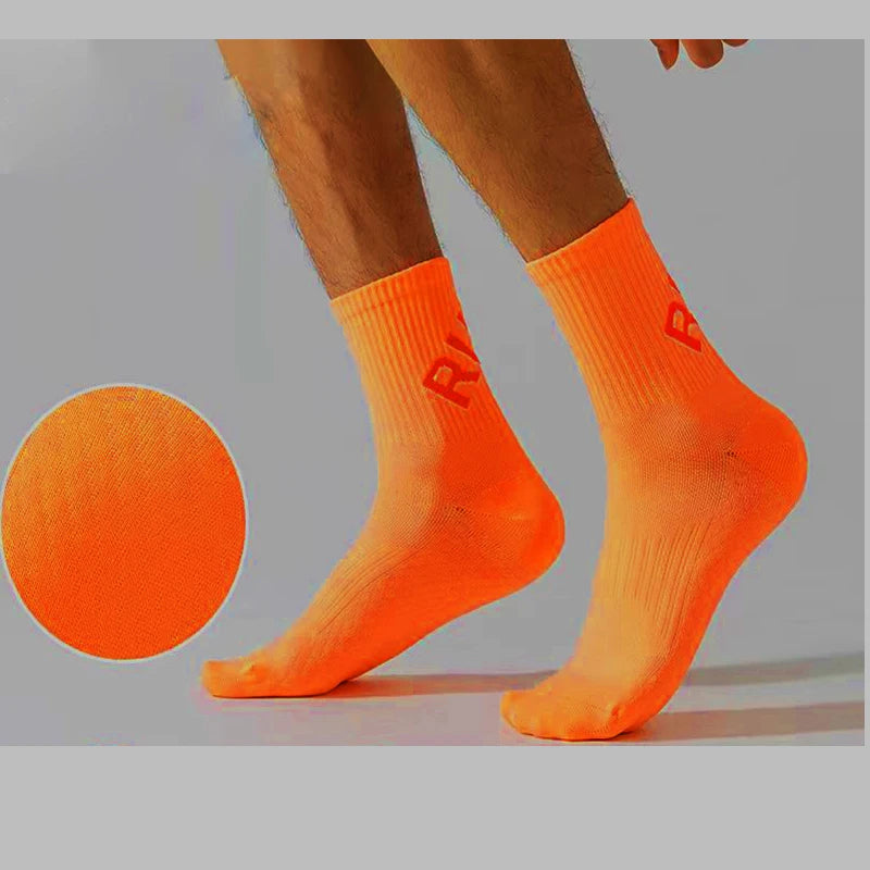 1 Pair Of Running Socks For Men And Women, Short Tube Towel Bottom Sports, Low Top Marathon, Fitness Basketball Pressure Socks