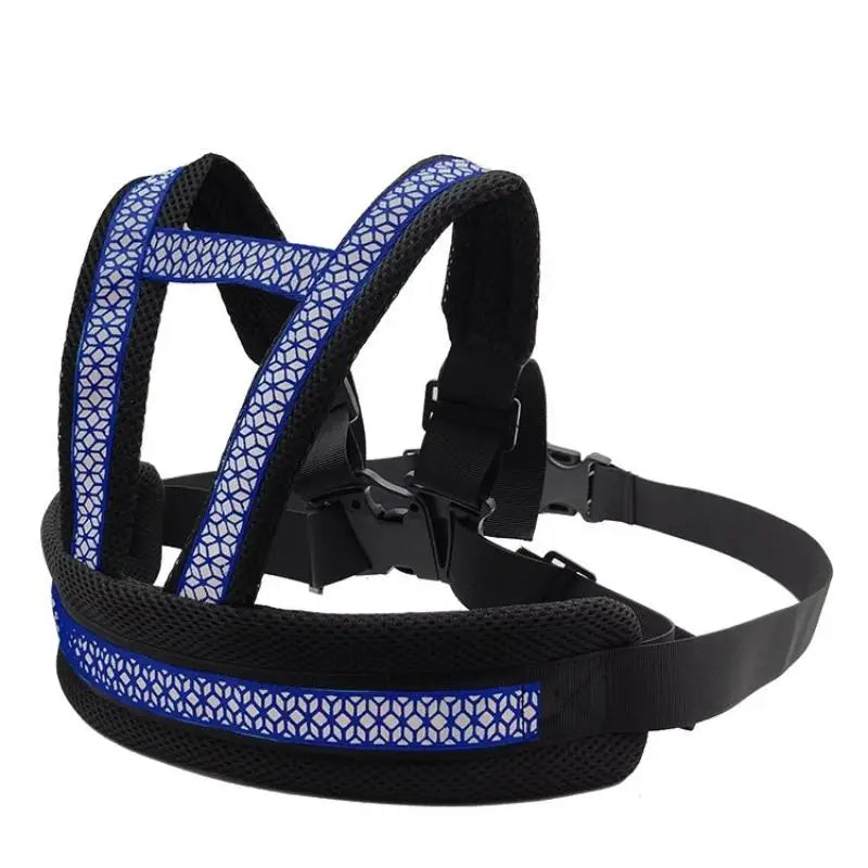 New Motorcycle Safety Belt For Kids Toddlers Breathable Shoulder Straps Seat Harness Adjustable Child Reflective Design