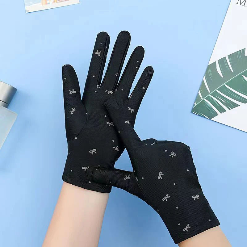 Summer Gloves for Women: Breathable Driving Mitten, Sunscreen Protection, for Girls.
