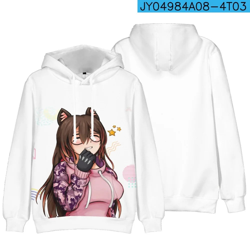 Hoodie Men Anime Creepypasta Hoodies Women Men Sweatshirt Streetwear Y2k Ticci Toby Cosplay Clothes Oversized Hooded Jacket