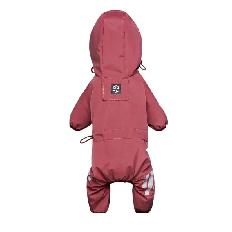 Pet Dog Reflective Waterproof Raincoat Pet Clothes Chihuahua Rain Coat Small Medium Dogs Puppy Jumpsuit Raincoat Pet Clothing