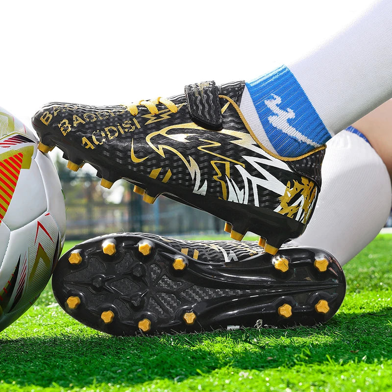 New Men Kids Soccer Shoes Non-Slip Football Boots Ultralight Cleats Match Grass Boys Professional Training Shoes Drop Shipping