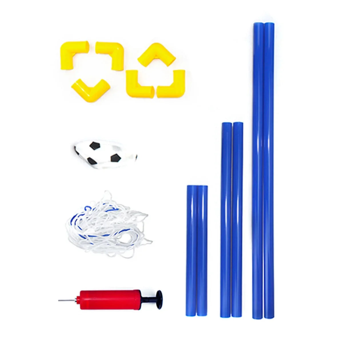1Set Little Kids Indoor/Outdoor Durable Football Play Kit Premium Portable Soccer Goal Set Endless Hours of Fun and Playing Time