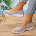 Women's Shoes 2026 Women's Round Toe Flat Shoes Soft-soled Breathable Lightweight Net Shoes Sports Walking Shoes Women 522