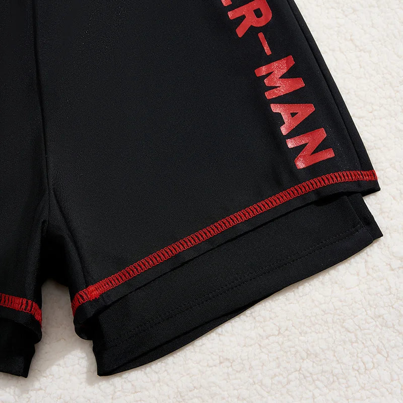 2026 Boys Swimsuit Two Pieces With Shorts Half Sleeves Kids Swimwear Female Children's Bathers Bathing Swimming Swim Suit Summer