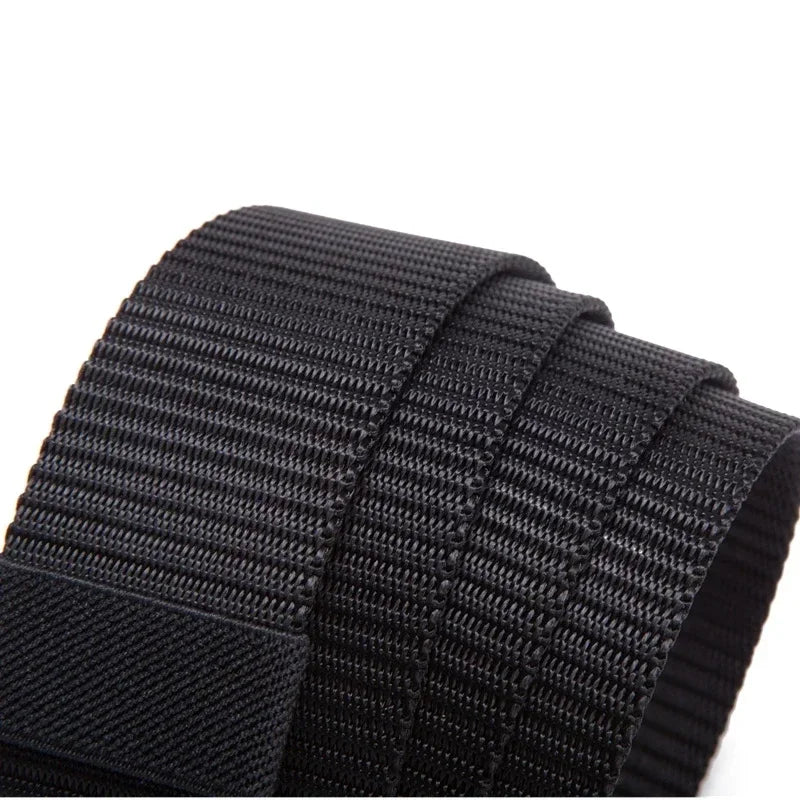 Men's Belt Outdoor Casual Canvas Belt Metal Free Training Nylon Tactical Belt With Pants Jeans Belt Sports Belts For Men Women