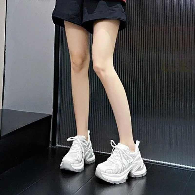 Athletic Woman Footwear New Sneakers Sports Designer Luxury Vulcanized Shoe Trends on Sale Mesh Breathable Shoes for Women