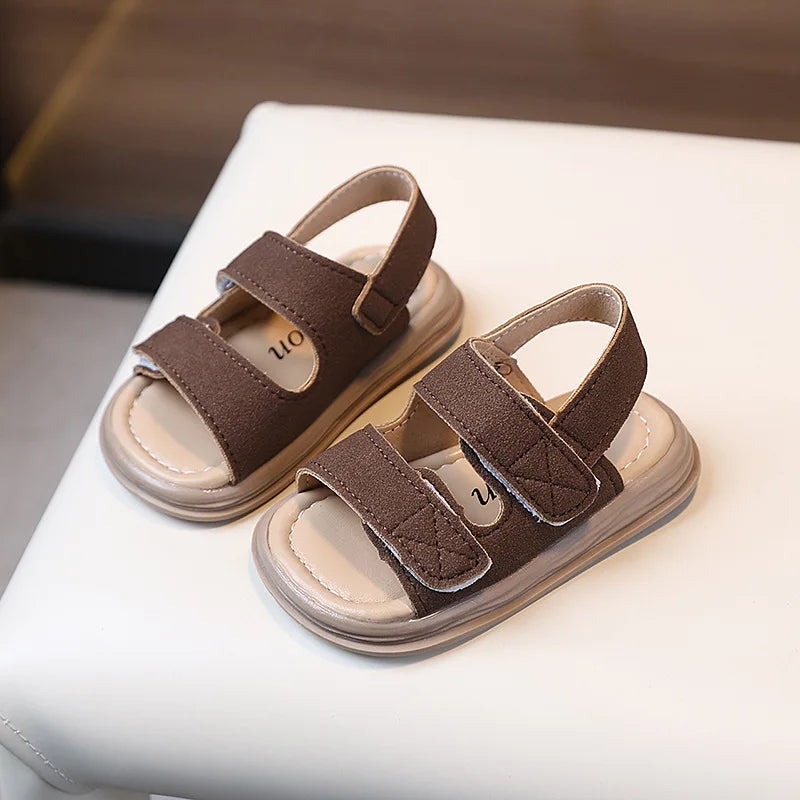 Kids Sandals for Girls 2025 New Summer Shoes for Boy Hollow-out Versatile Children Fashion Causal Beach Sandals Open-toe Soft