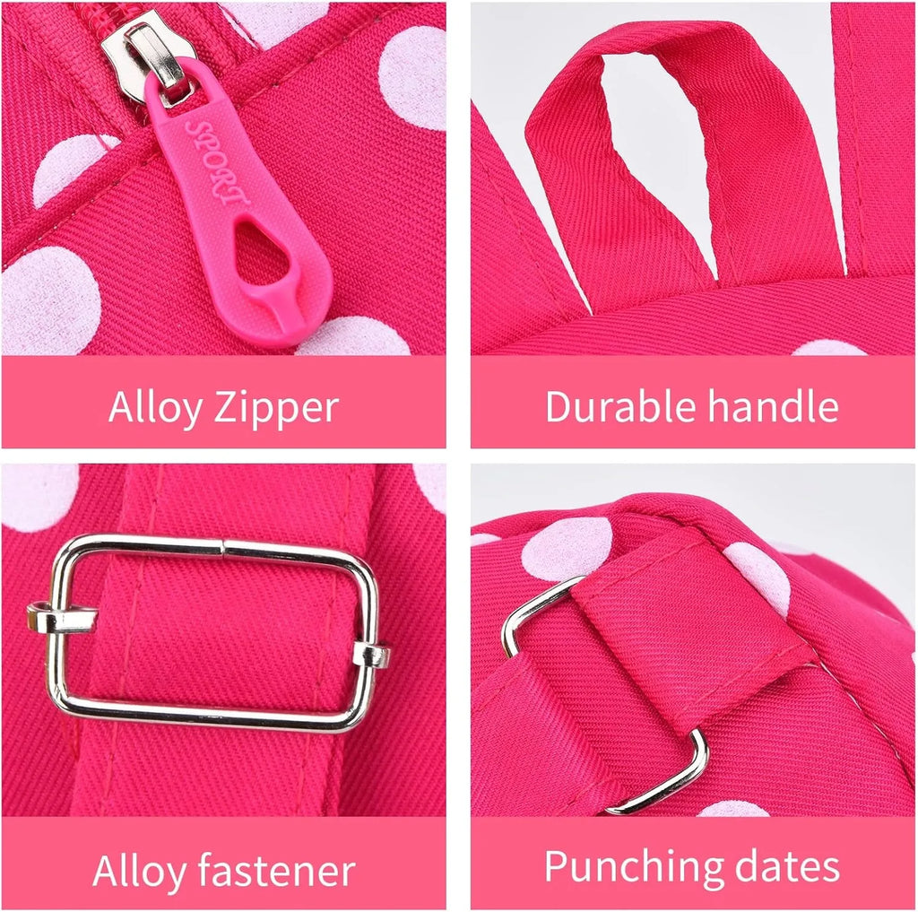 Kids Backpack, Toddler Girls Backpacks,  Adorable Soft Plush Girl Toys, with Multiple Pockets and Adjustable Straps Shoulder Bag