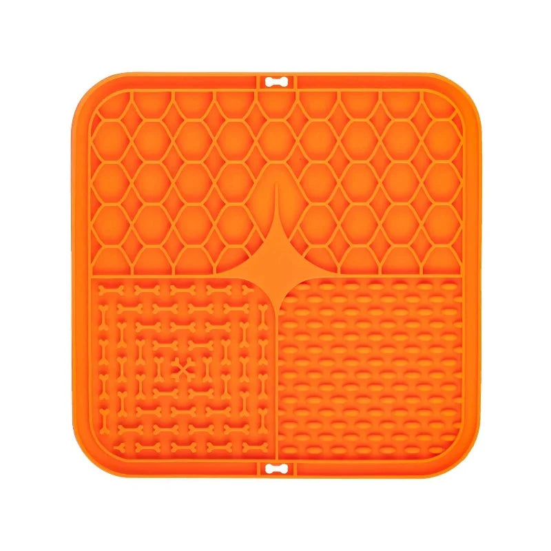 Pet Licking Silicone Pad Slow Feeding Machine Dog Food Board Dispersed Sucker Training Feeding Dog Pet Supplies Slow Food Bowl