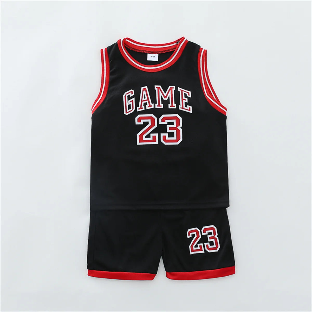 Children's Summer Basketball Suit Vest And Shorts Two-Piece Set Comfortable Lightweight Clothing for Kids