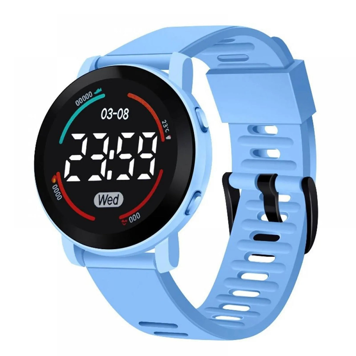 Children'S Watch Suitable For Students' Outdoor Electronic Watches Screen Watch Display Time Month