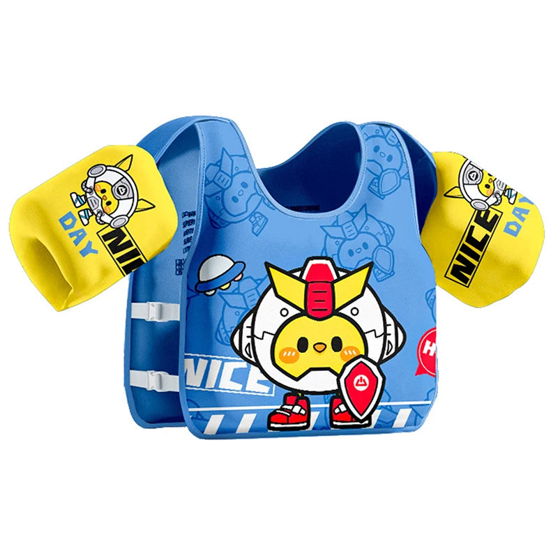Kids Swim Vest 13-25 Pounds Boys and Girls, Clasp Style Easy On and Off, Swimming Floatation 2, 3, 4, 5, 6, 7, 8 Years Old Be