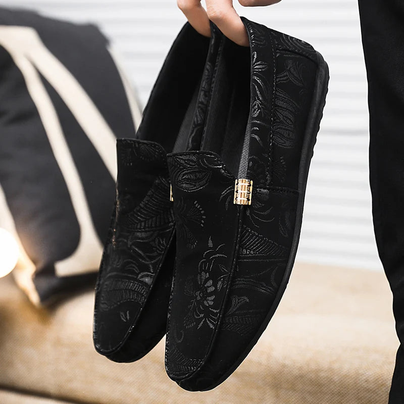 ELUVA Mens Loafers Breathable Comfortable Walking Shoes Non Slip Lightweight Casual Sneakers for Men Summer Outdoor Travel