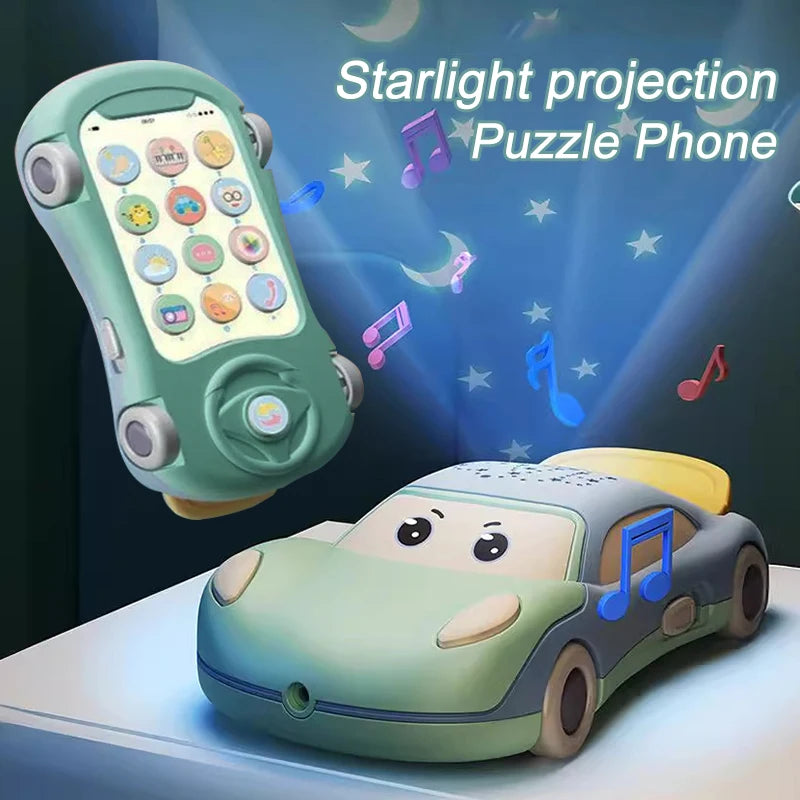Kids Mobile Phone for Toddlers 0-12 Months Kids Learning Toys Educational Montessori Musical Toys for Kids 2 to 4 Years Old Girl