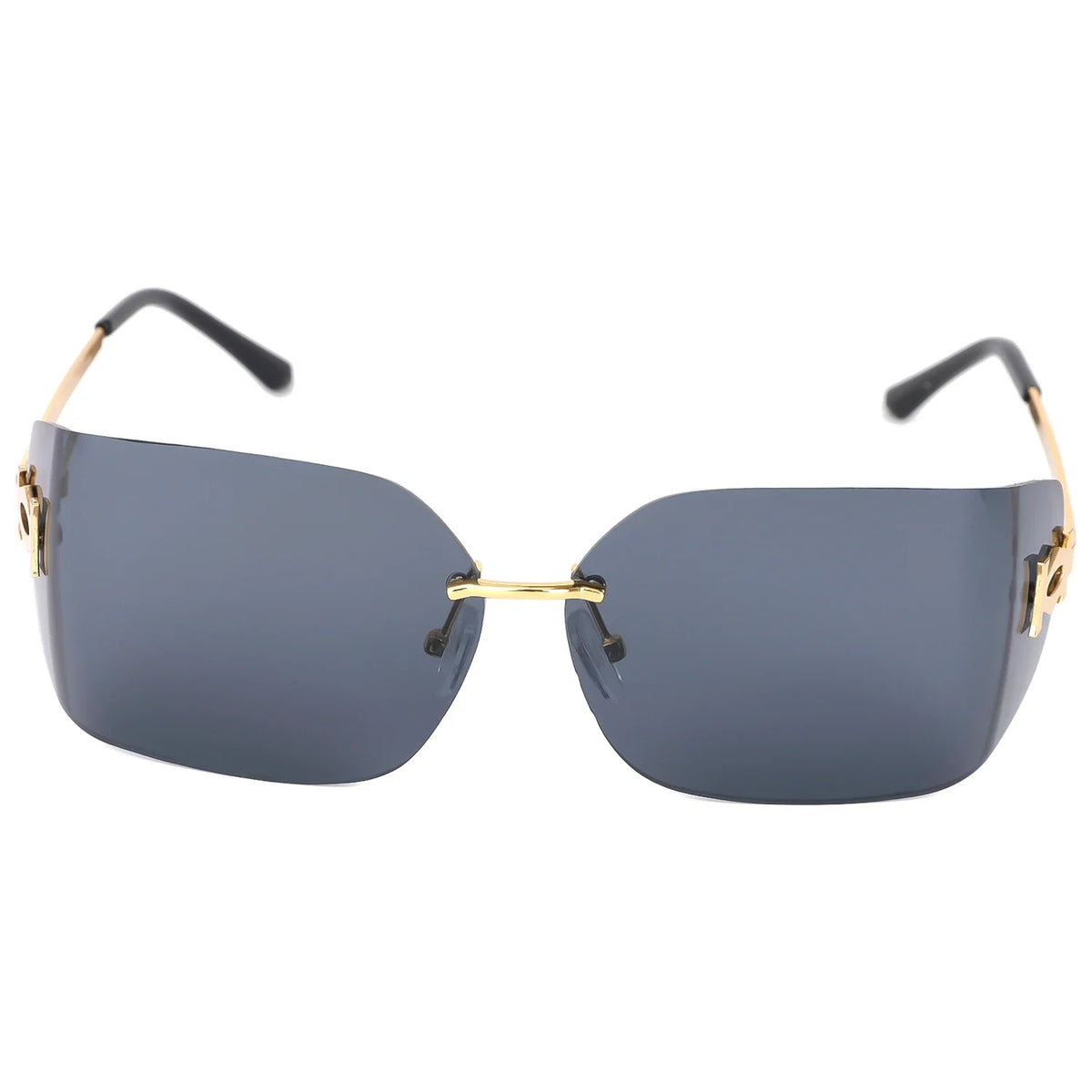 Women Sunglasses Fashion Rimless Rectangle Sunglasses for Women Luxury Design Trendy Frameless Sun Glasses Female UV400