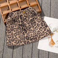Girls Casual Dresses Girls' Autumn Skirt: Stylish Leopard Print Short Skirt Versatile Base Layer for Kids' Outfits