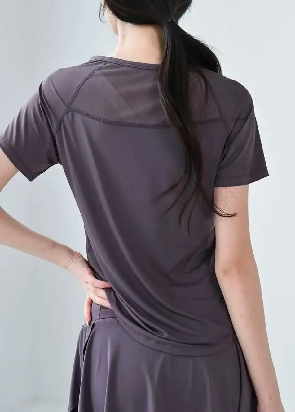 Sports T-Shirt for Women in Summer, Breathable, Sexy, Beautiful Back Fitness Wear, Quick-Drying Running Training Short-Sleeved Yoga Top