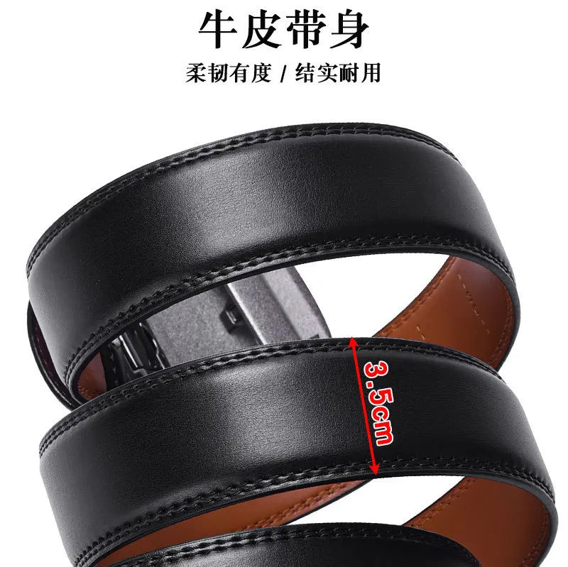 Men Belt Genuine Leather belt for men Alloy buckle ratchet belts Men Designer Belt Automatic belts