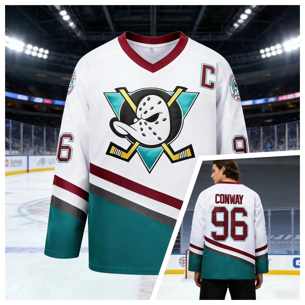 2026 Kid Best-Selling Hockey Long-Sleeved 3D Printed Breathable Moisture-Wicking Long-Sleeved T-Shirt Style Baby-Parent Clothing