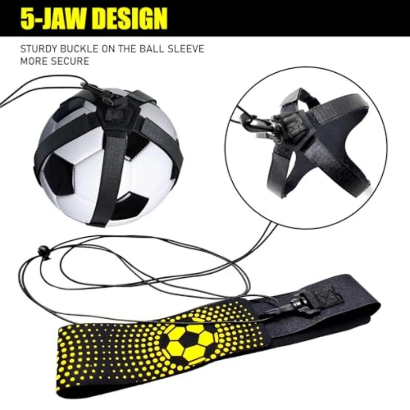 Football Training Belt Soccer Ball Kicking Belt for Adult Kids Solo Soccer Kick Trainer Mat Juggling Football Training Equipment