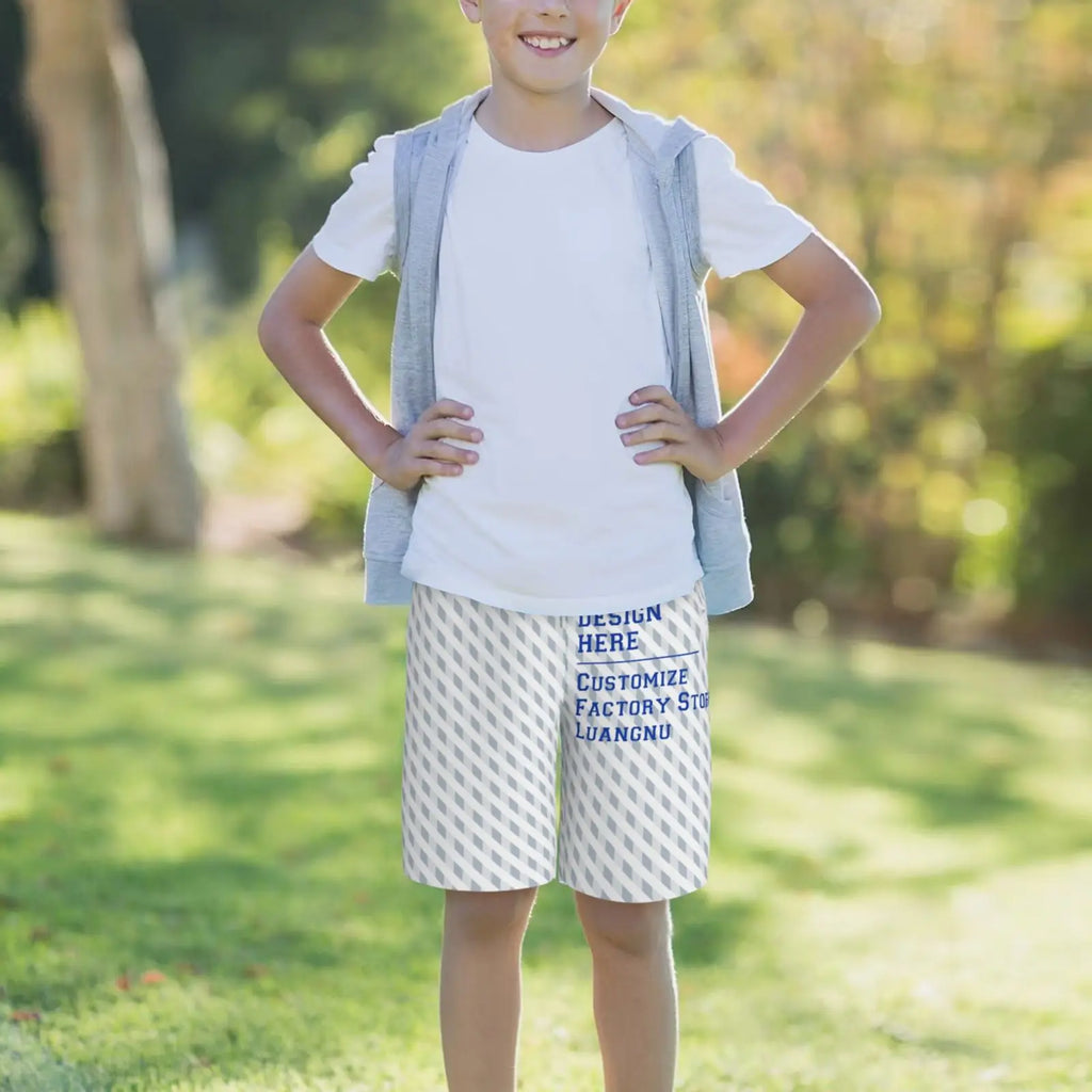 Customise Kids Shorts Summer Beach Children's Sport Shorts Custom Loungewear Trousers Boys Girls Pajama Pants Personalized Gifts