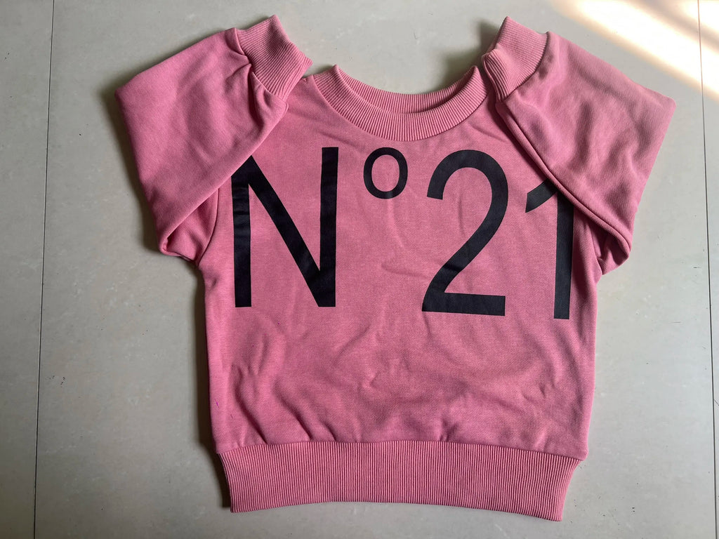 kids sweatshirts aw26 boys girls cute print long sleeve  princess sweater dress clothing sets