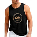 Men's Quiksilver 1969 Logo Print Tank Top Black Summer Surf Casual Sleeveless Tee