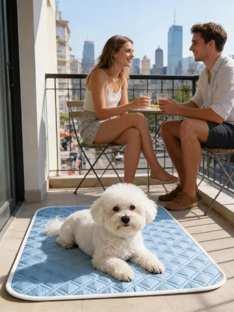 45x35cm Pet Cooling Pad Dog Sweat Sleeping Rug Soft Rest Mat Sleep Bedding Pet Supplies For Small Medium Large Dog Kitten Crate