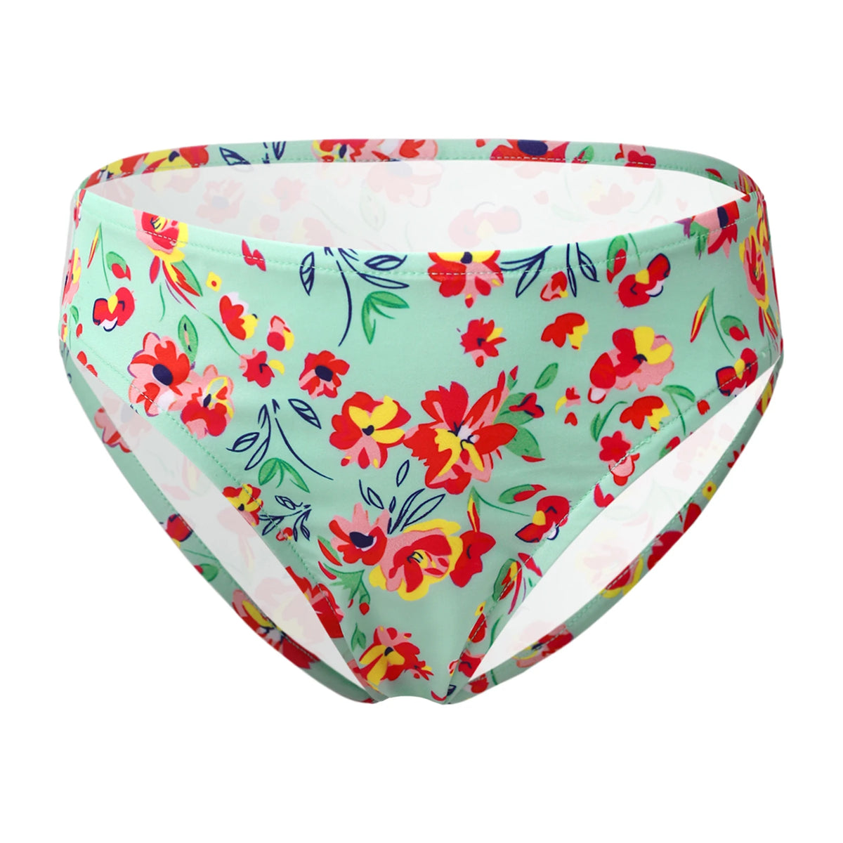 Kids Girls Swim Bikini Briefs Bottoms for Beach Pool Swimming Bathing Suit Stretch Panties Underwear Triangle Shorts Swimwear
