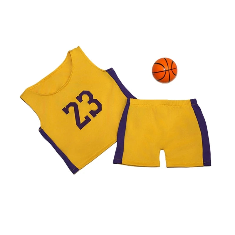 Baby Photography Costume Basketball Clothing Outfit Newborn Photography Props for 0-2 Month Boy Girl Photo Clothes 15UB