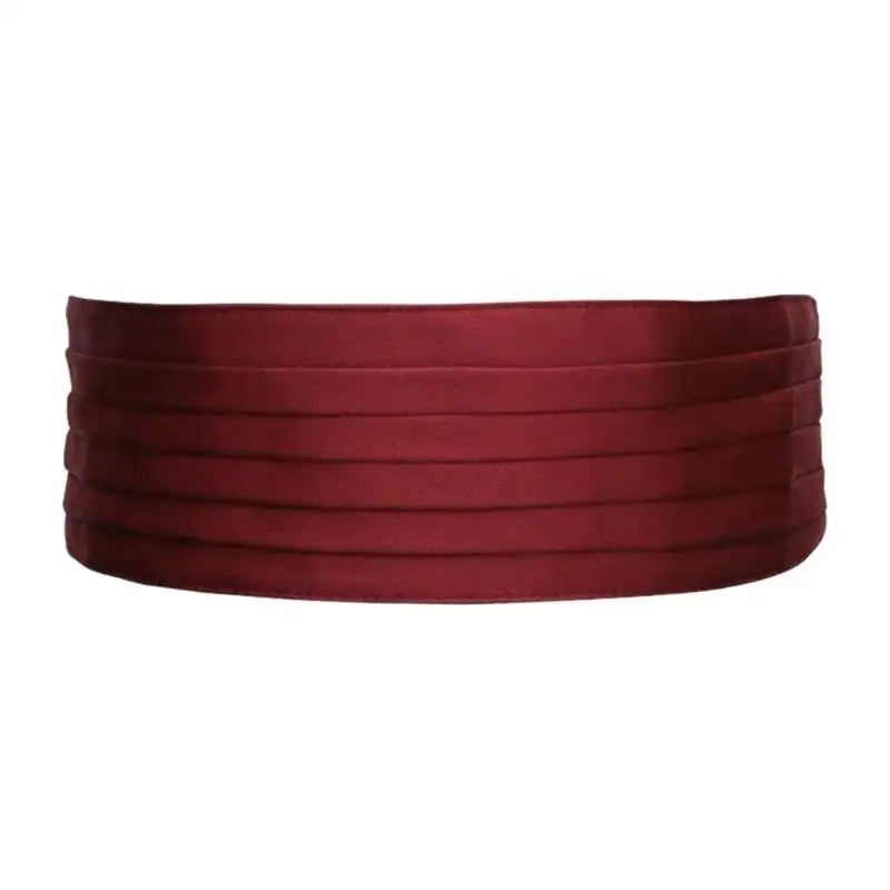 39BD Waist Belt Wide Belts Stylish Weaving Cloth Decorative Waistband for Women Dress