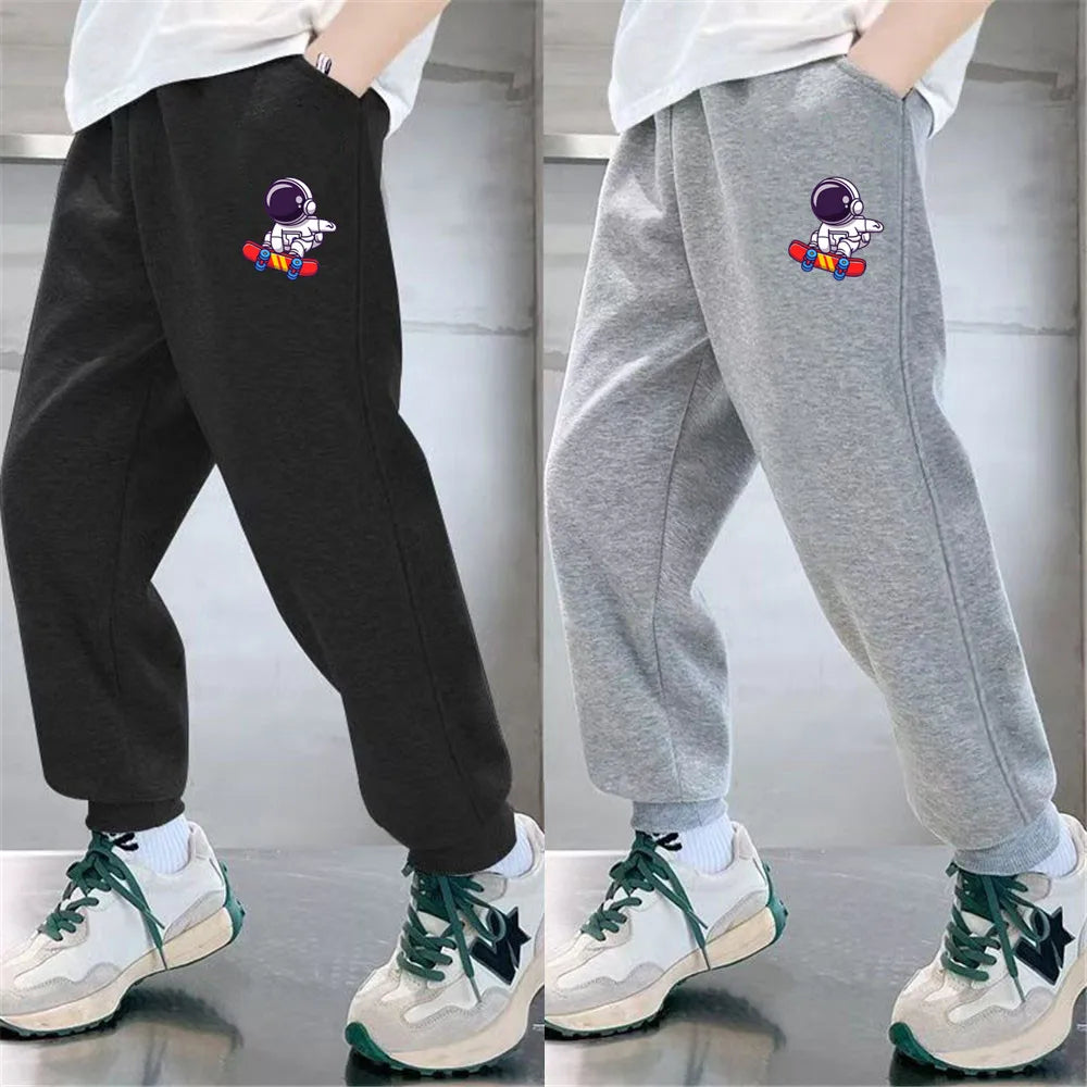Children's Cartoon Sweatpants Kids Cute panda print pants Boys Spring Outdoor Sport Trousers casual Joggers for Kids 3-14Y