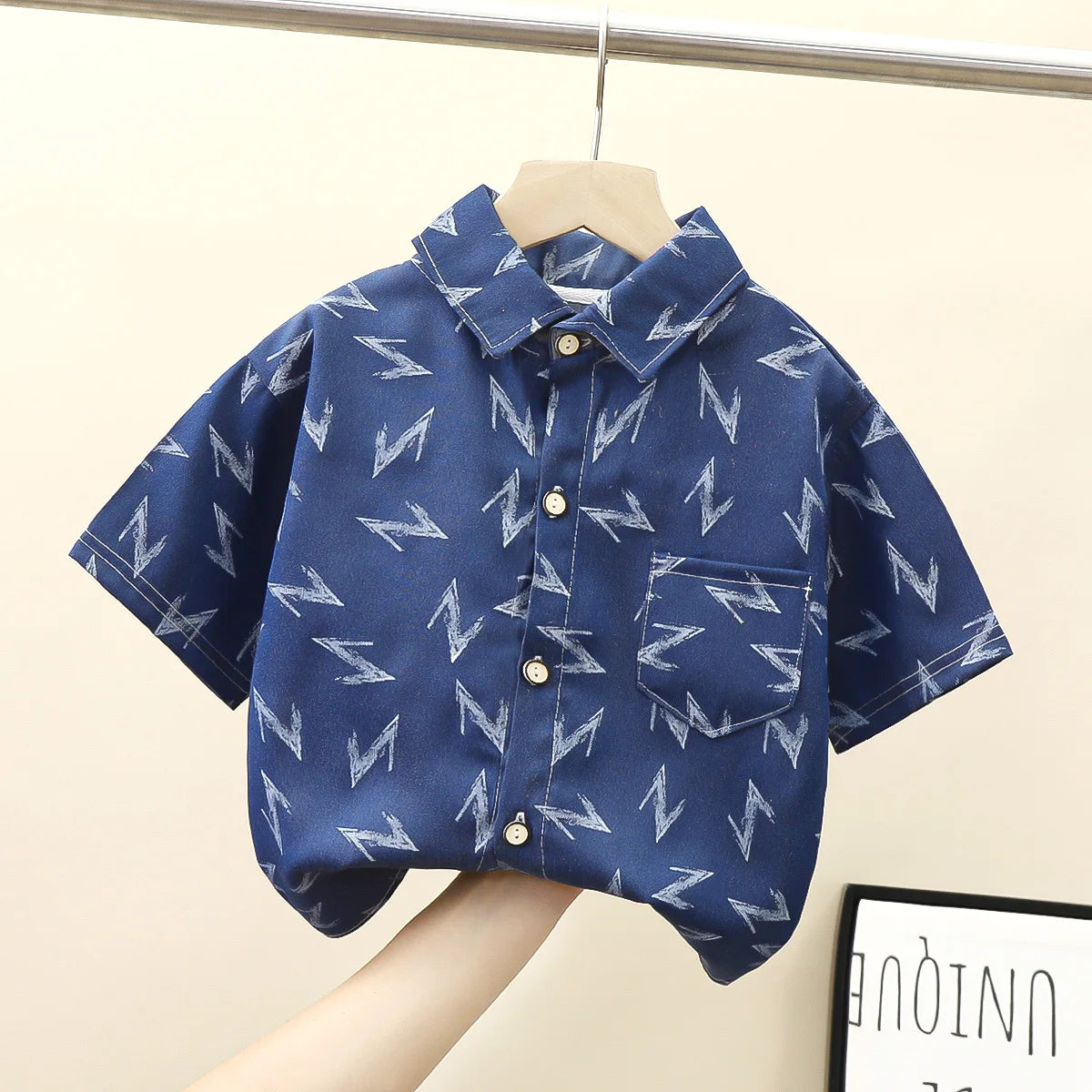 Fashion Colorful Boys Shirts Toddler Kids Tops Teenager Summer Outfits Children's Clothes