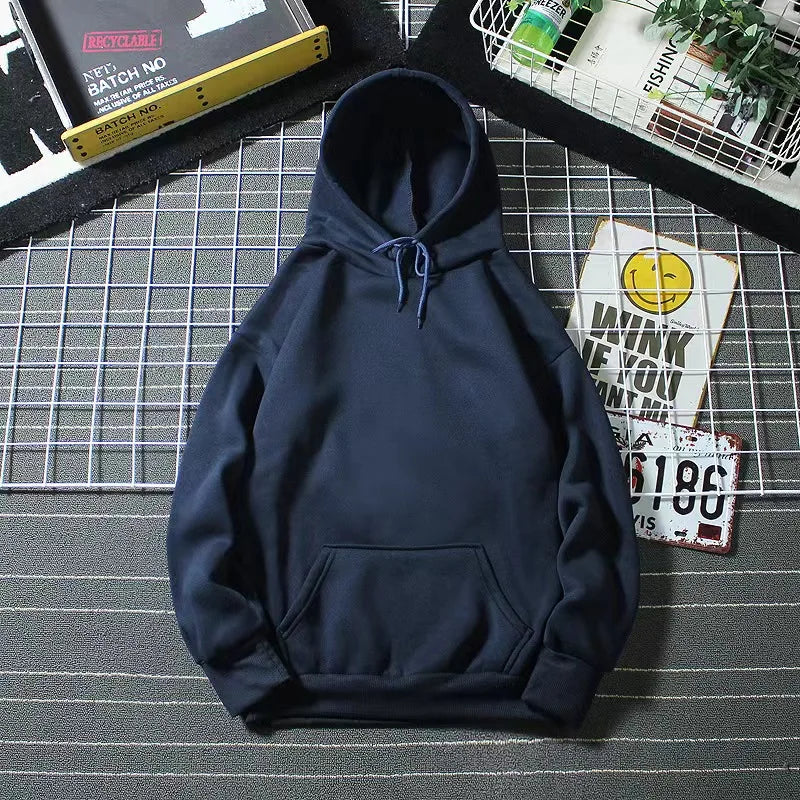 Men's Casual Hoodies Women's Fleece Warm Hoodies Spring Autumn Pullovers Fashion Black Multiple Colour Oversized Sweatshirts Top