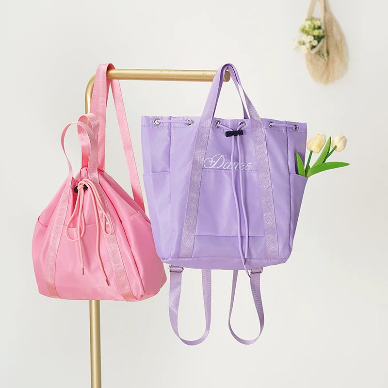 Ballet Bag for Girls Ballerina Kids Dance Bag Dancing Backpack Handbag Ballet Dance Bags Baby Ballet Shoulder School Backpack