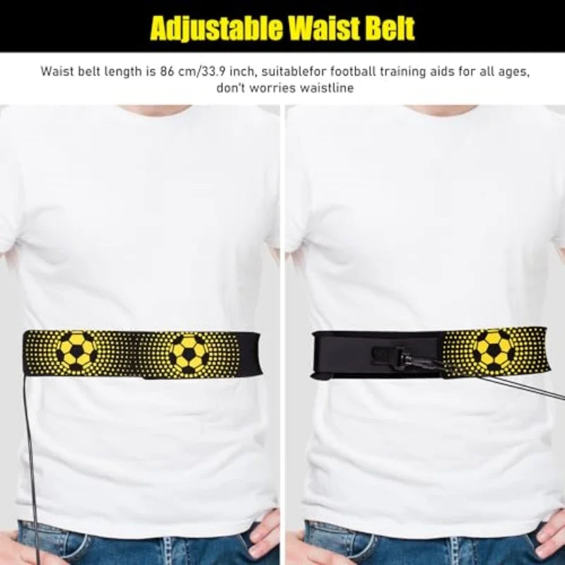 Football Training Belt Soccer Ball Kicking Belt for Adult Kids Solo Soccer Kick Trainer Mat Juggling Football Training Equipment