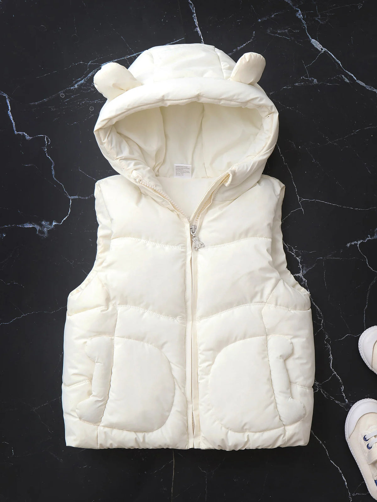 1-4Y Winter Kids Clothes Thicken Lining Boys Waistcoat Windybreaker Girls Paddded Jacket Chidren Outfit