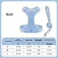 New Dog Harness and Leash Set Pet Accessories Dog Harness Small Dogs French Bulldog Pug Pug Bichon Frise Puppy Chest Collar