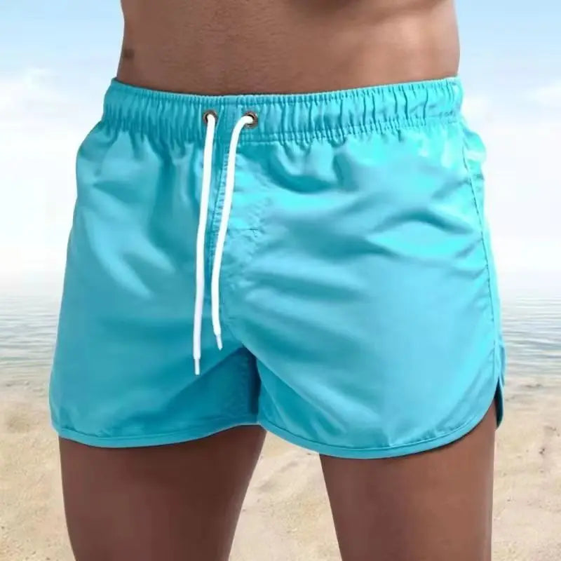 Shorts For Mens 2025 Summer Men's Swimwear Shorts Brand Beachwear Sexy Swim Trunks Men Swimsuits Low Waist Breathable Beach Wear