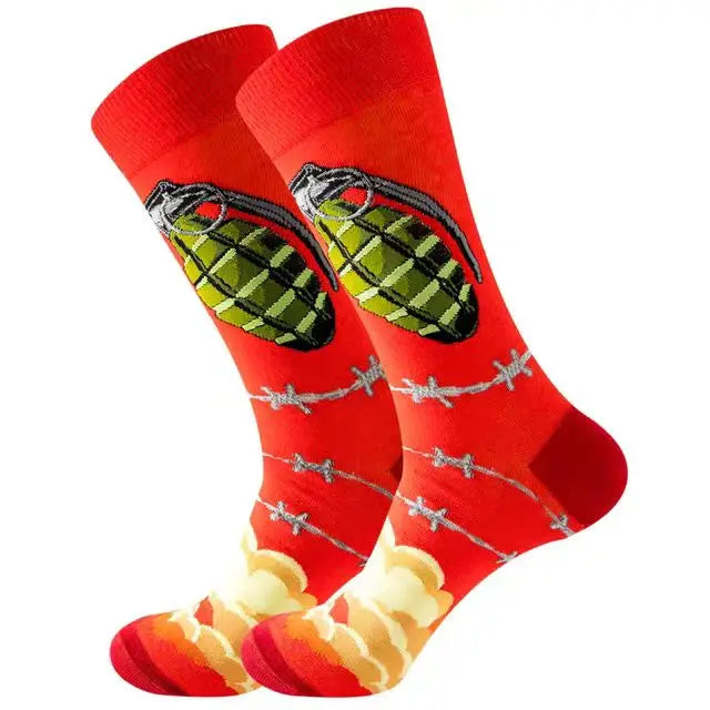 Cute Women Socks Cartoon Animal Food Fruit Socks  Kawaii Funny  Trendy Socks Happy Harajuku Casual Socks Autumn Spring Stocking