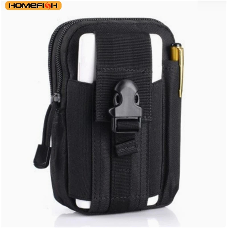 HOMEFISH Men's Waist Bag Jungle Camouflage Hanging Package Men Outdoor Sports Waist Bag Multifunctional Bags For Male