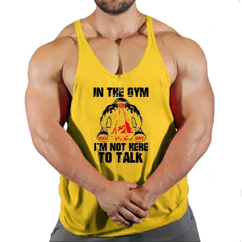 Summer New Men's Casual Muscle Tank Top Cotton Underwear Sleeveless Solid Breathable Round Neck Outdoor Fitness Tank Top Vest